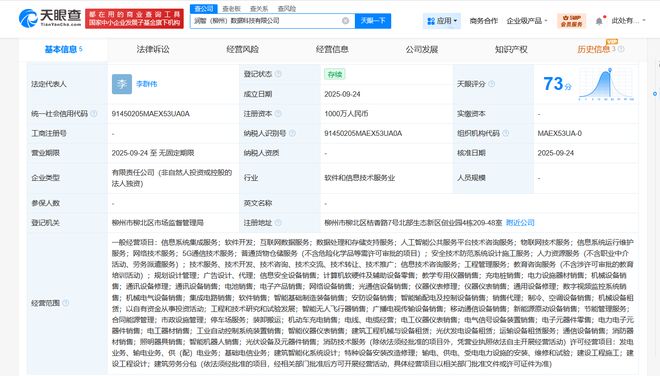 潤建股份柳州布局人工智能新賽道，千萬投資賦能數(shù)據(jù)科技服務
